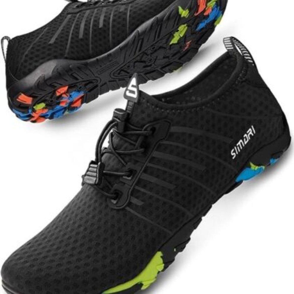 SIMARI Water Swim Beach Aqua Sports Quick Dry Dive Surf Walk Black Size11.5 New